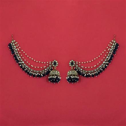 Indo Western Jhumki With Mehndi Plating