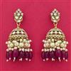Indo Western Jhumki With Mehndi Plating
