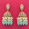 Indo Western Jhumki With Mehndi Plating