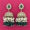 Indo Western Jhumki With Mehndi Plating