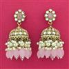 Indo Western Jhumki With Mehndi Plating