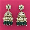 Indo Western Jhumki With Mehndi Plating