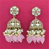 Indo Western Jhumki With Mehndi Plating