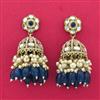 Indo Western Jhumki With Mehndi Plating