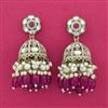 Indo Western Jhumki With Mehndi Plating