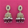 Indo Western Jhumki With Mehndi Plating