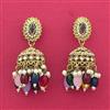 Indo Western Jhumki With Mehndi Plating