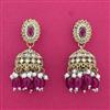 Indo Western Jhumki With Mehndi Plating