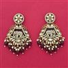 Indo Western Classic Earring With Mehndi Plating