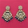 Indo Western Classic Earring With Mehndi Plating