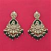 Indo Western Classic Earring With Mehndi Plating