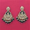Indo Western Classic Earring With Mehndi Plating