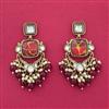 Indo Western Classic Earring With Mehndi Plating