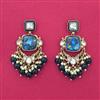 Indo Western Classic Earring With Mehndi Plating