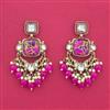 Indo Western Classic Earring With Mehndi Plating