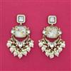 Indo Western Classic Earring With Mehndi Plating