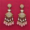 Indo Western Classic Earring With Mehndi Plating