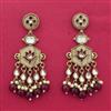 Indo Western Classic Earring With Mehndi Plating