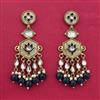 Indo Western Classic Earring With Mehndi Plating