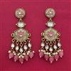 Indo Western Classic Earring With Mehndi Plating