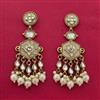 Indo Western Classic Earring With Mehndi Plating