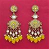 Indo Western Classic Earring With Mehndi Plating