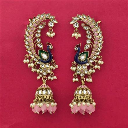 Indo Western Earcuff With Mehndi Plating