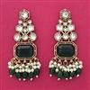 Indo Western Classic Earring With Mehndi Plating