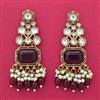 Indo Western Classic Earring With Mehndi Plating