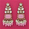 Indo Western Classic Earring With Mehndi Plating