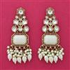 Indo Western Classic Earring With Mehndi Plating