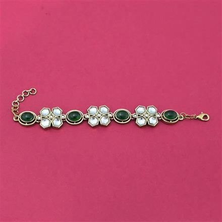 Indo Western Classic Bracelet With Mehndi Plating