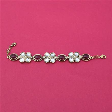 Indo Western Classic Bracelet With Mehndi Plating