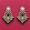 Indo Western Classic Earring With Mehndi Plating