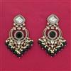 Indo Western Classic Earring With Mehndi Plating