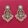Indo Western Classic Earring With Mehndi Plating