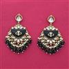 Indo Western Moti Earring With Mehndi Plating