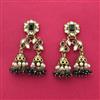 Indo Western Jhumki With Mehndi Plating