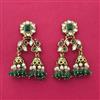 Indo Western Jhumki With Mehndi Plating