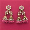 Indo Western Jhumki With Mehndi Plating