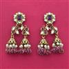 Indo Western Jhumki With Mehndi Plating