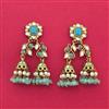 Indo Western Jhumki With Mehndi Plating