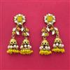 Indo Western Jhumki With Mehndi Plating