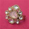 Indo Western Adjustable Ring With Mehndi Plating