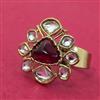 Indo Western Adjustable Ring With Mehndi Plating