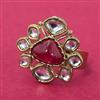 Indo Western Adjustable Ring With Mehndi Plating