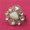 Indo Western Adjustable Ring With Mehndi Plating