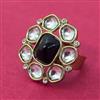 Indo Western Adjustable Ring With Mehndi Plating