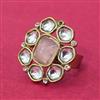 Indo Western Adjustable Ring With Mehndi Plating