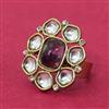 Indo Western Adjustable Ring With Mehndi Plating